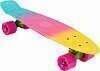 Скейтборд FISH 22" TRICOLOR желто-розово-голубой