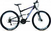 Велосипед FORWARD RAPTOR 27.5 2.0 Disc (2022) черный-фиолетовый